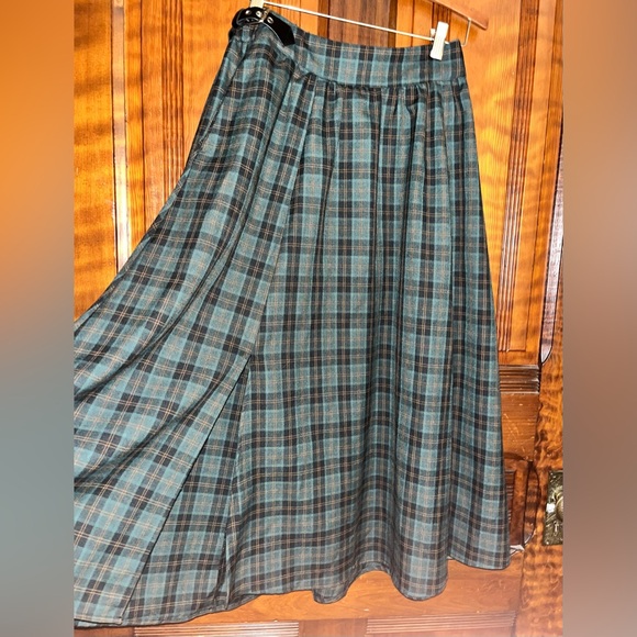 Disturbia Nightingale Buckled Check Midi Skirt - Picture 15 of 15